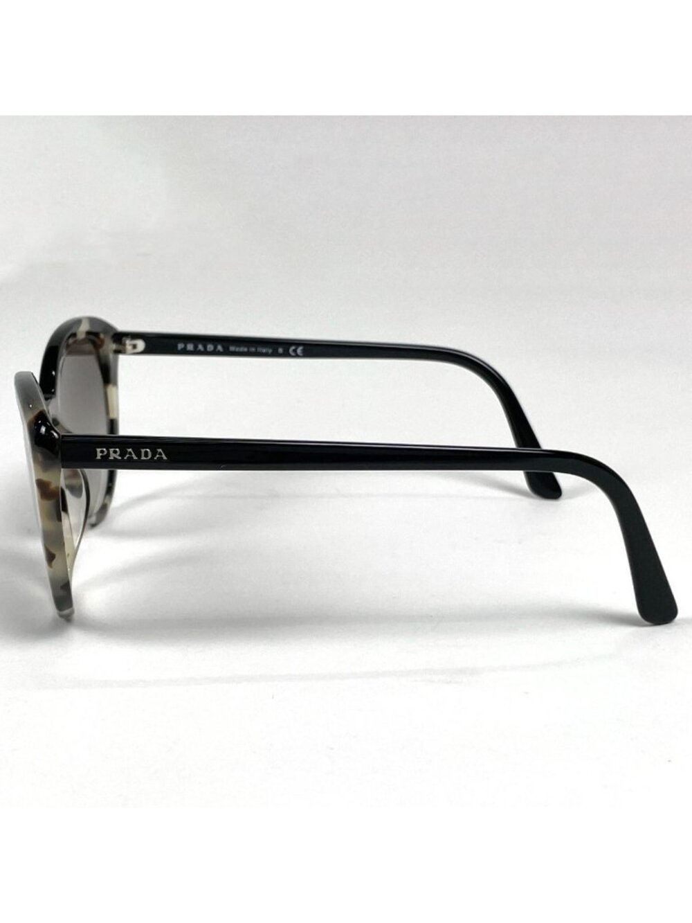 Prada Sunglasses Gradient Acetate Black Multicolor Eyewear - Picture 2 of 6